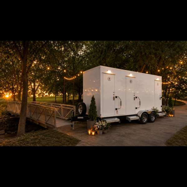 3-stall Luxury Restroom Trailer