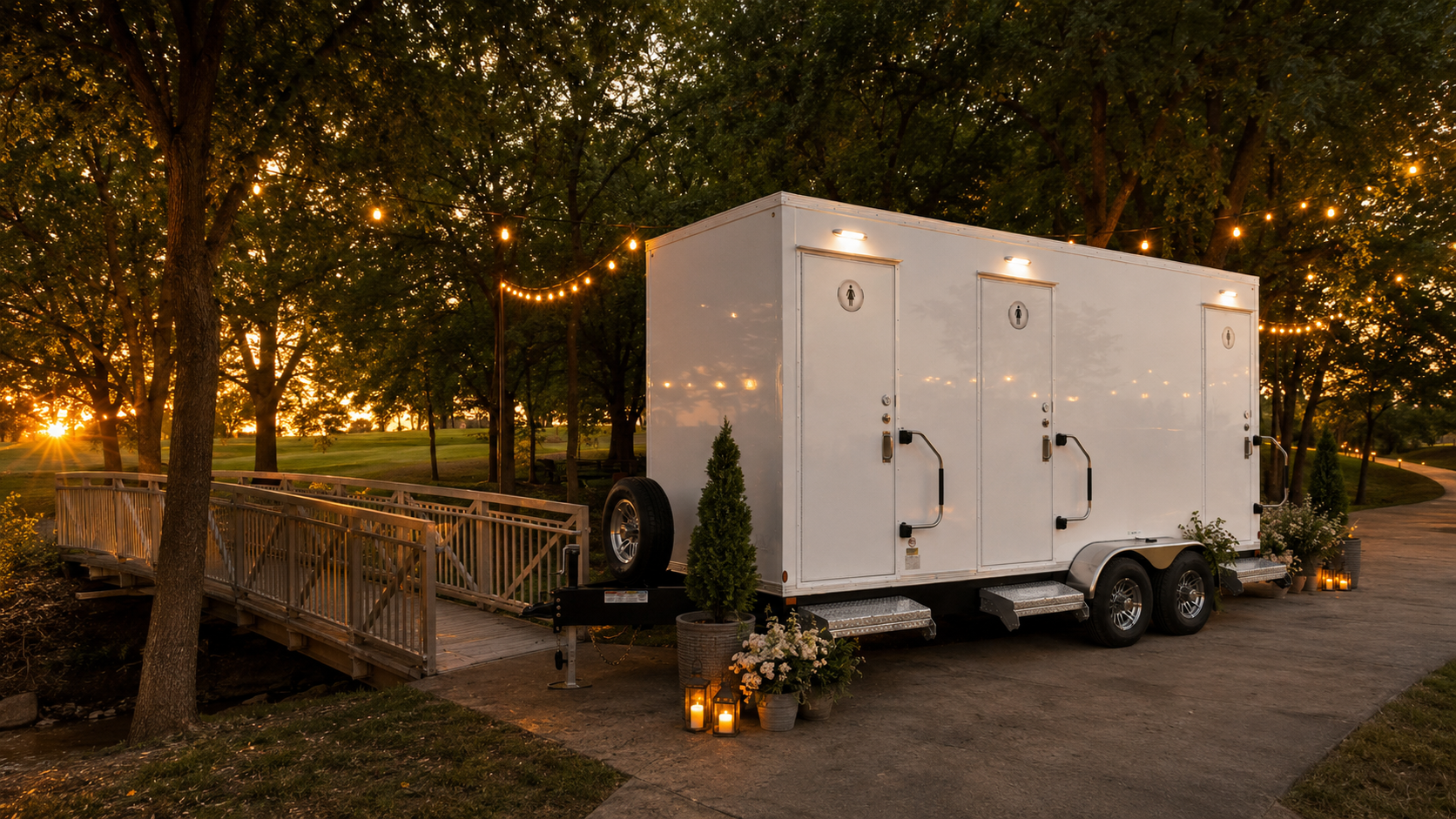 3-stall Luxury Restroom Trailer 3-stall Luxury Restroom Trailer